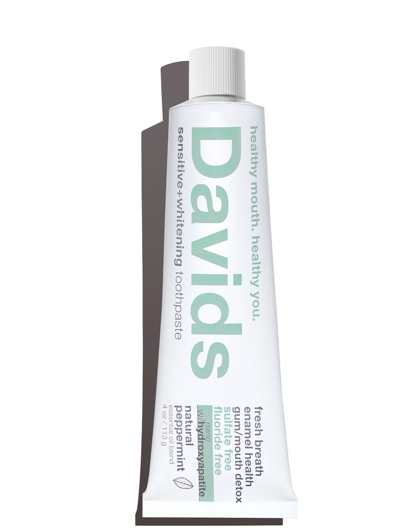 Davids Sensitive+Whitening Nano-Hydroxyapatite Premium Toothpaste - Peppermint