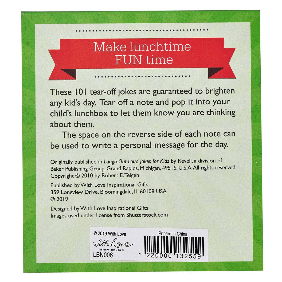 101 Laugh-Out-Loud Jokes Lunchbox Notes
