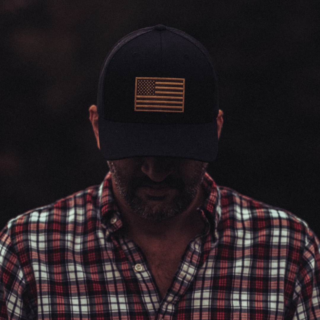 American Flag Trucker Hat