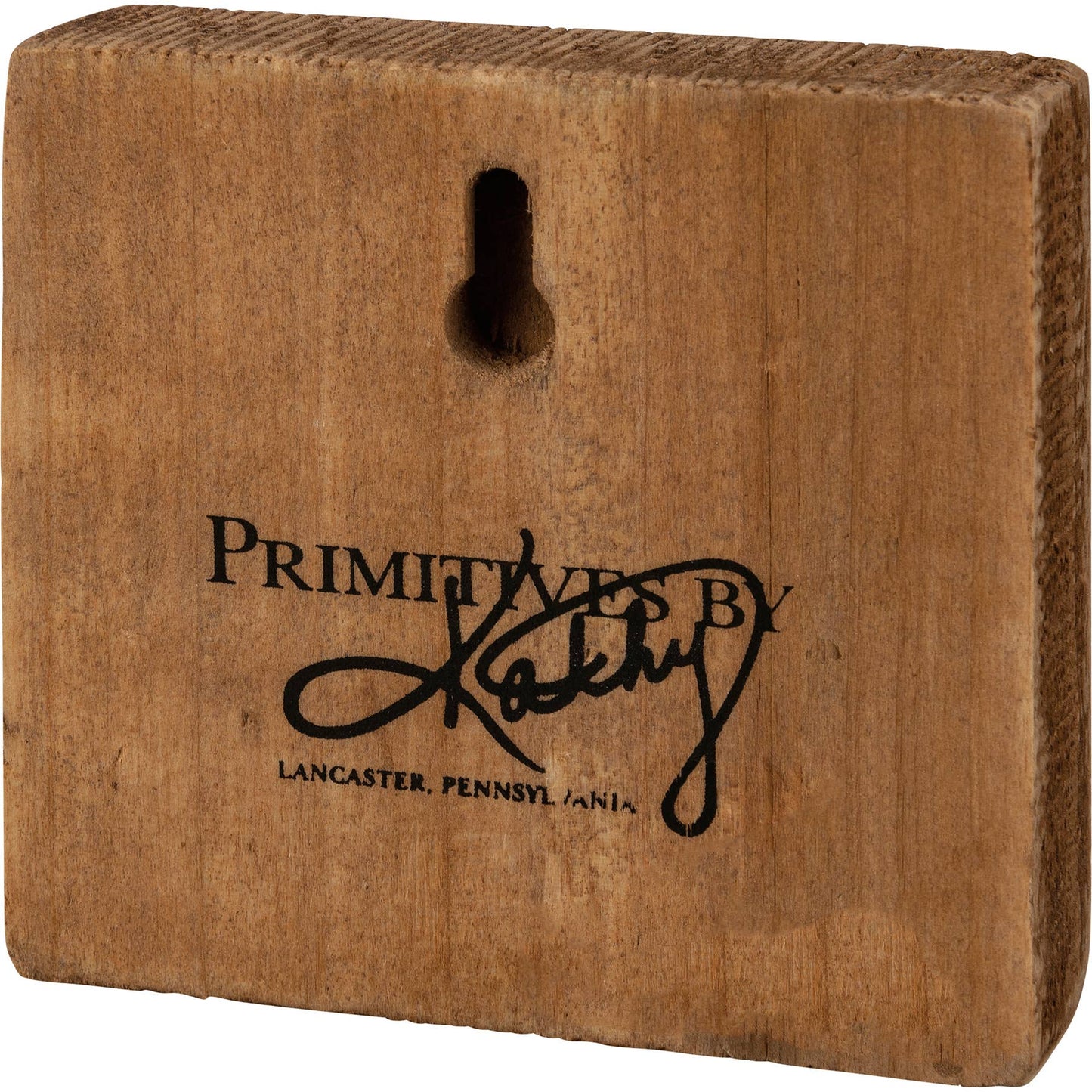 Pumpkin Wooden Block Sign