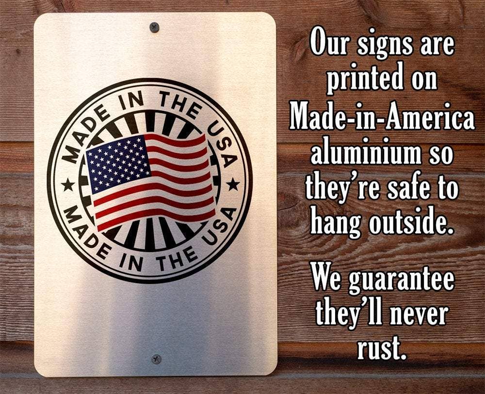 Welcome To Our Garden - Metal Sign