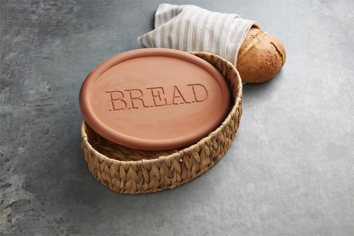 Terra Cotta Bread Warmer Set