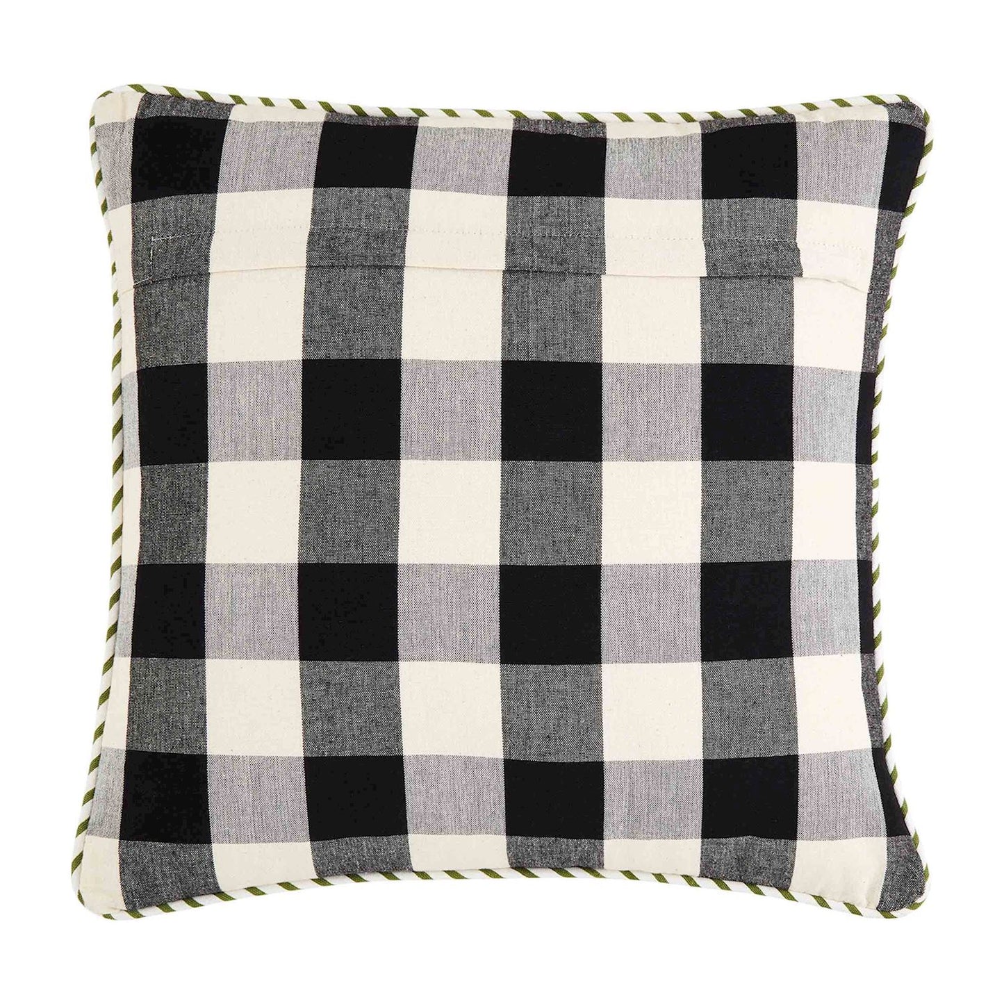 Fa La La Lodge Yarn Applique Pillow