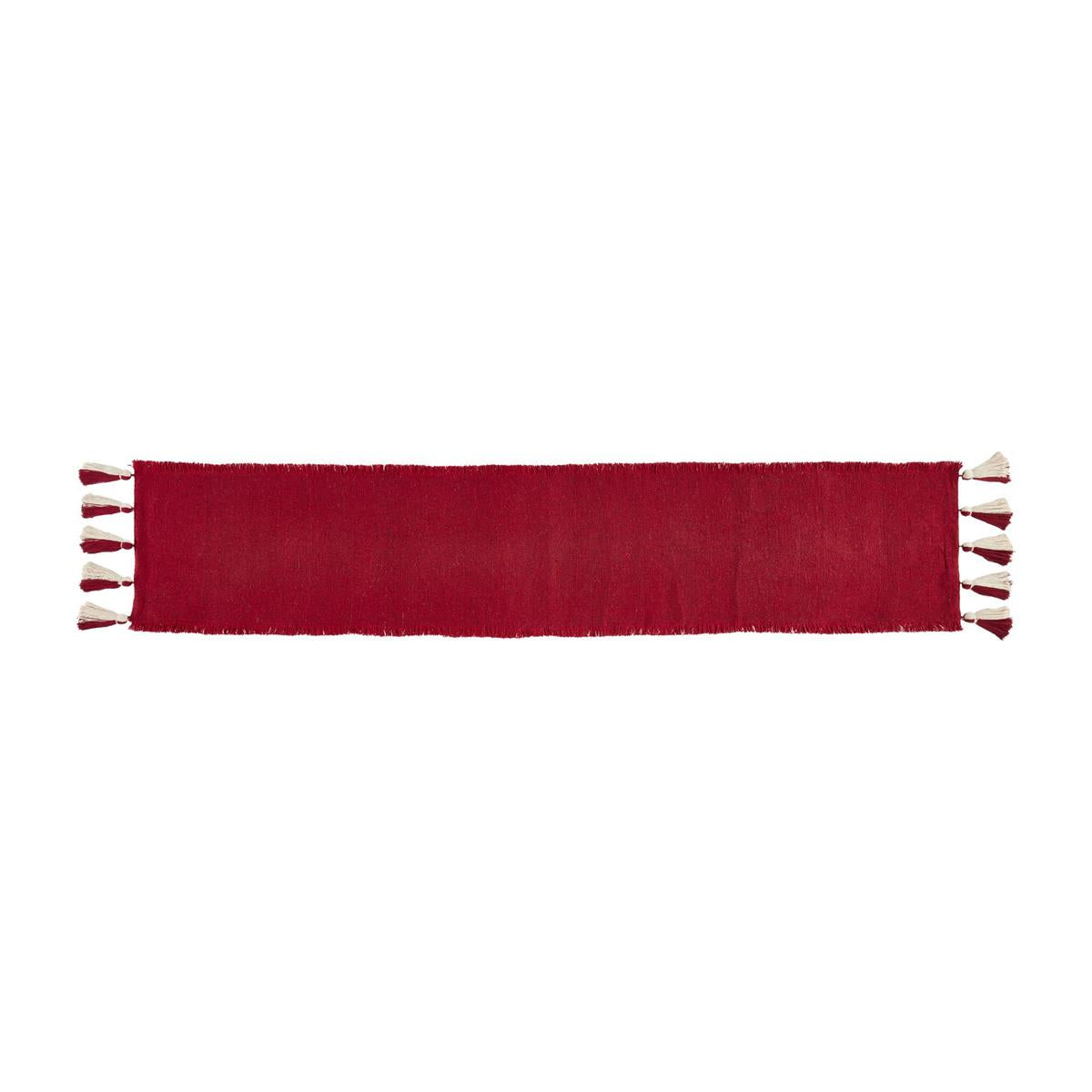 Solid Red Table Runner