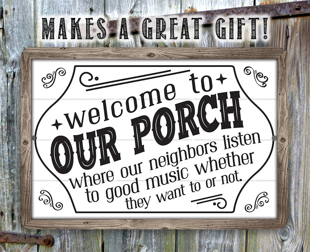 Welcome To Our Porch, Where Neighbors Listen To Good Music -