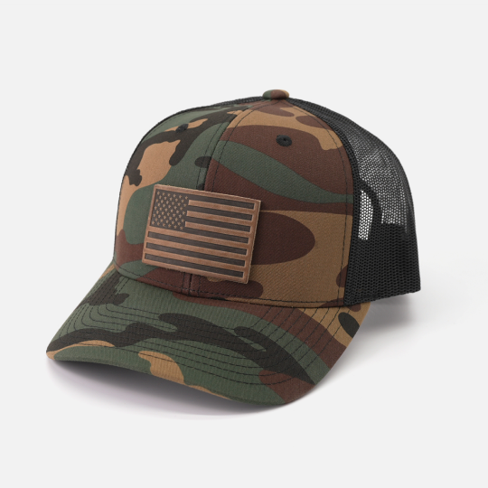 American Flag Trucker Hat