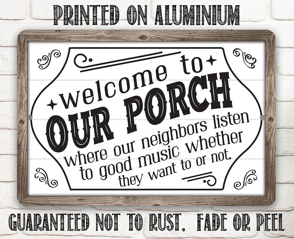 Welcome To Our Porch, Where Neighbors Listen To Good Music -
