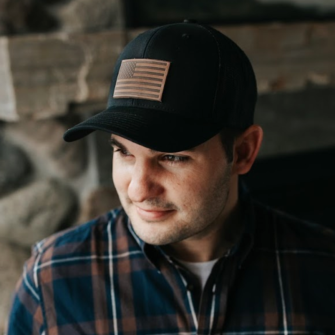 American Flag Trucker Hat