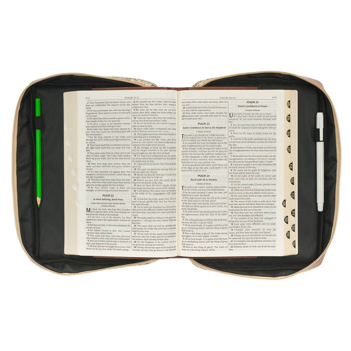 Bible Cover Floral Amazing Grace