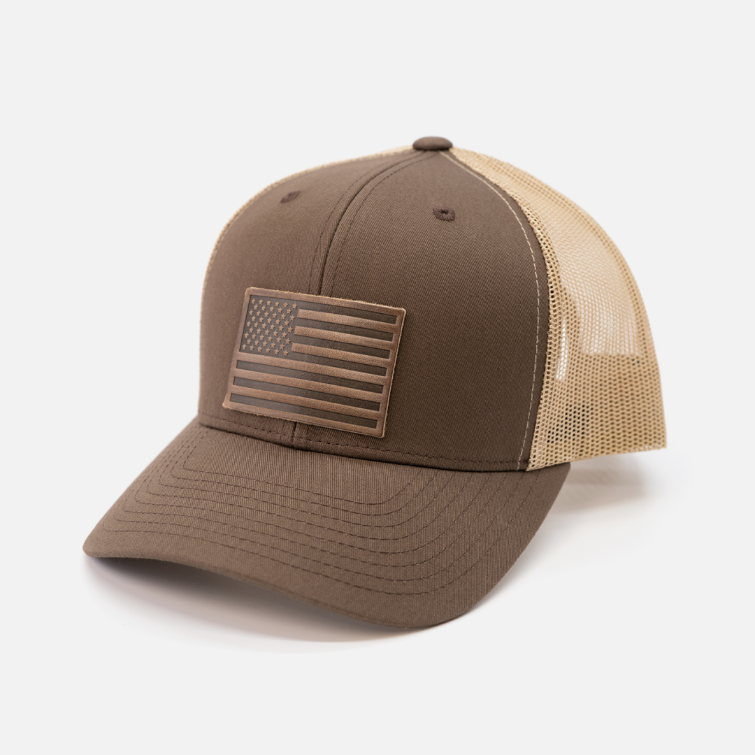 American Flag Trucker Hat