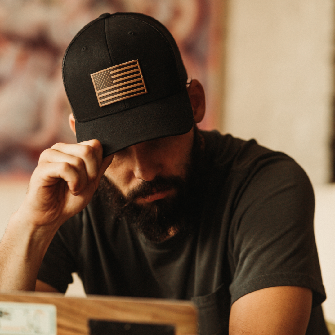 American Flag Trucker Hat