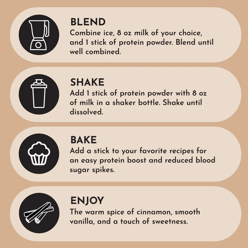 Snickerdoodle Protein Powder Stick
