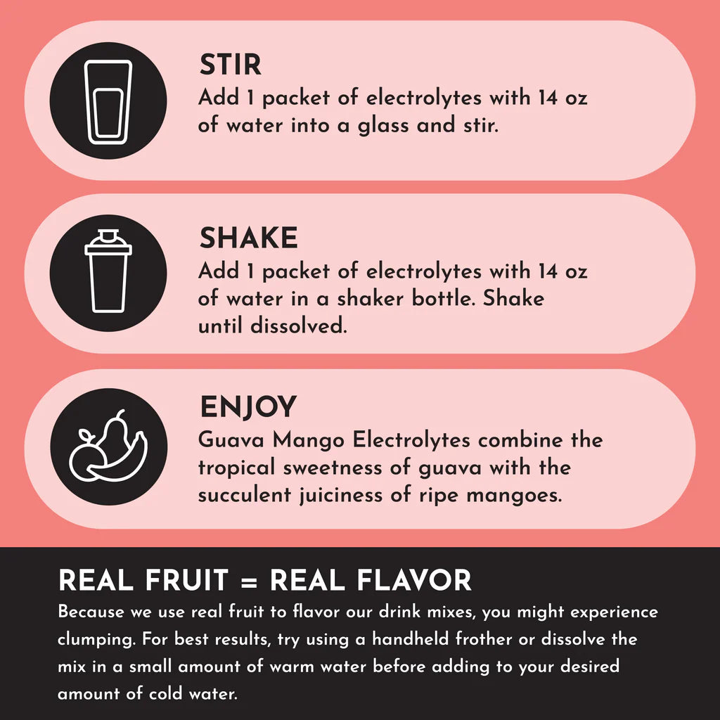 Guava Mango Electrolyte Stick