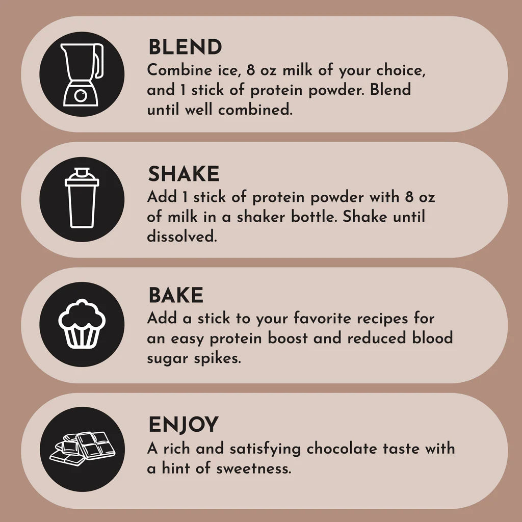 Chocolate Protein Powder Stick