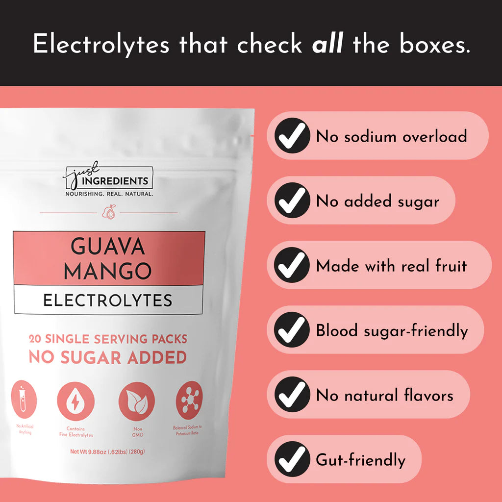 Guava Mango Electrolytes - Single Serving Packs (20)
