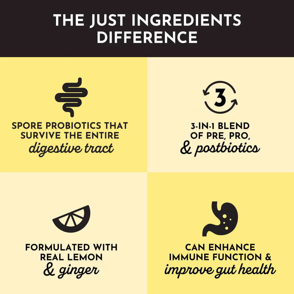 Lemon Ginger 3-in-1 Probiotic Complex