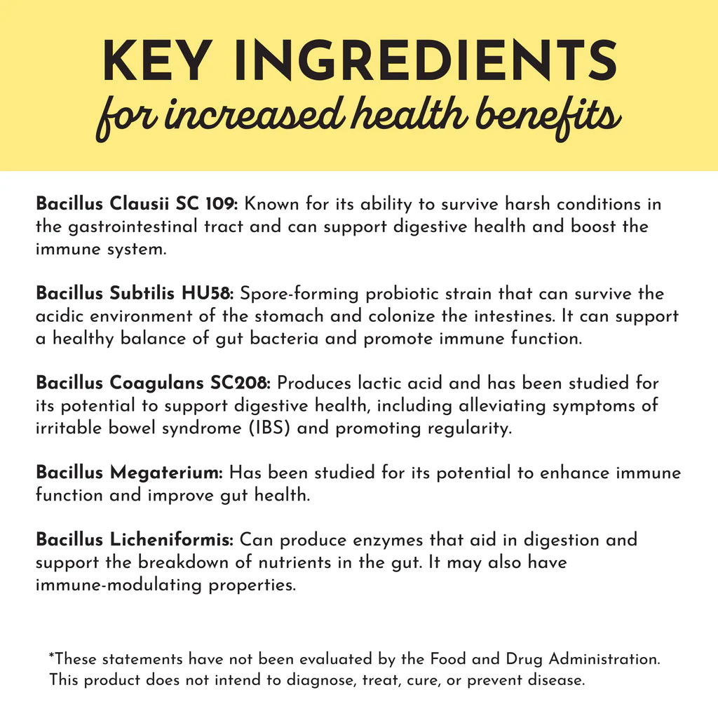 Lemon Ginger 3-in-1 Probiotic Complex
