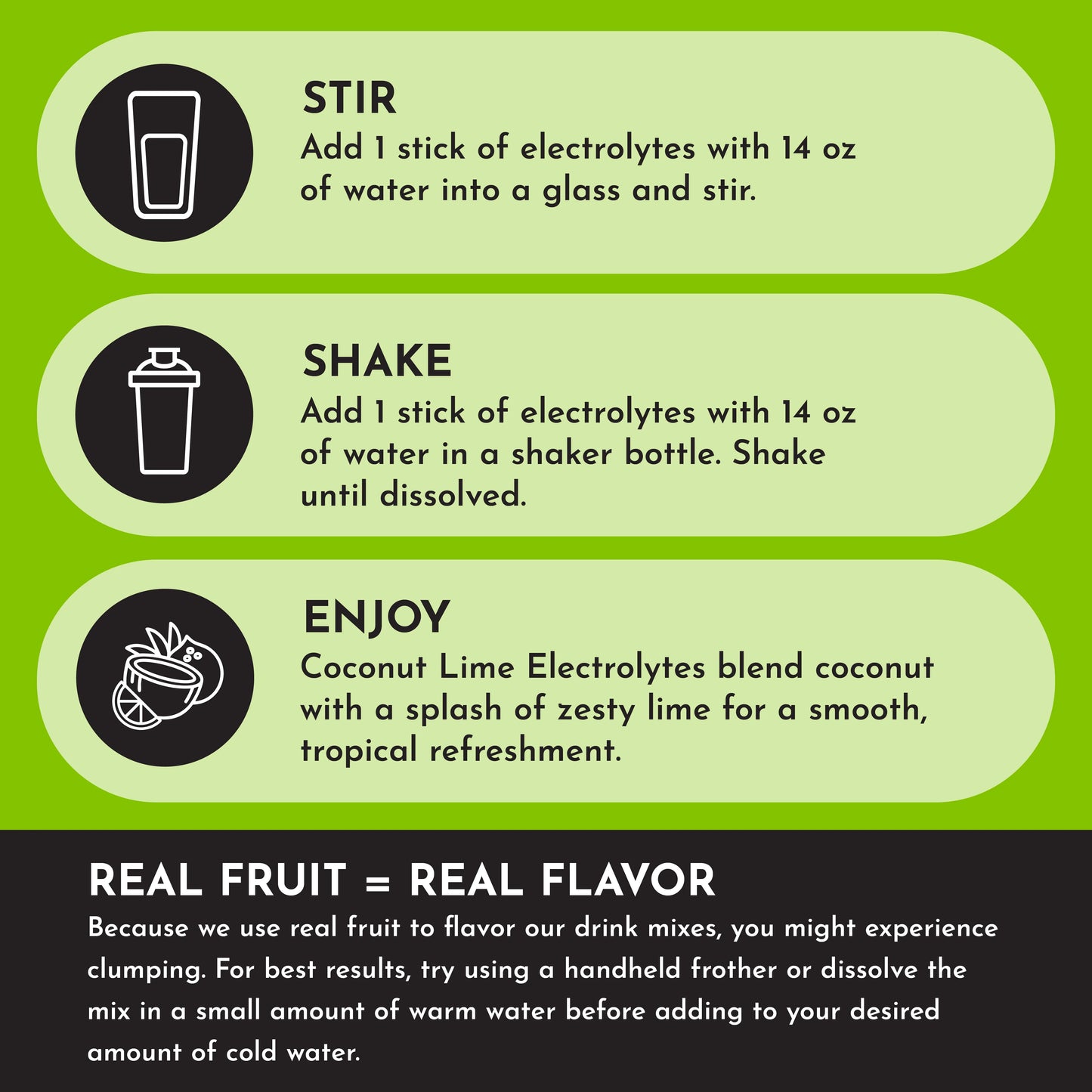 Electrolyte Stick - Coconut Lime