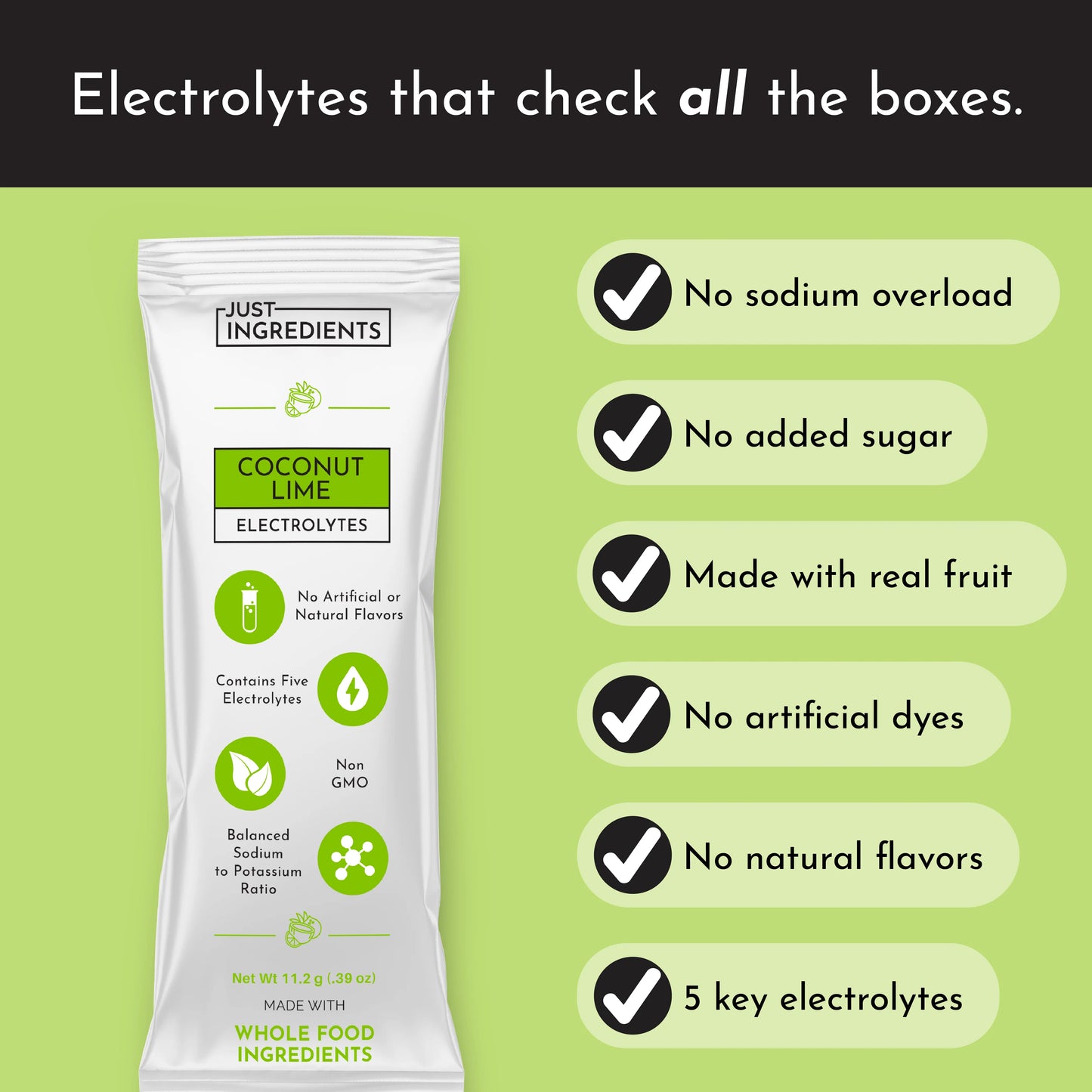 Electrolyte Stick - Coconut Lime