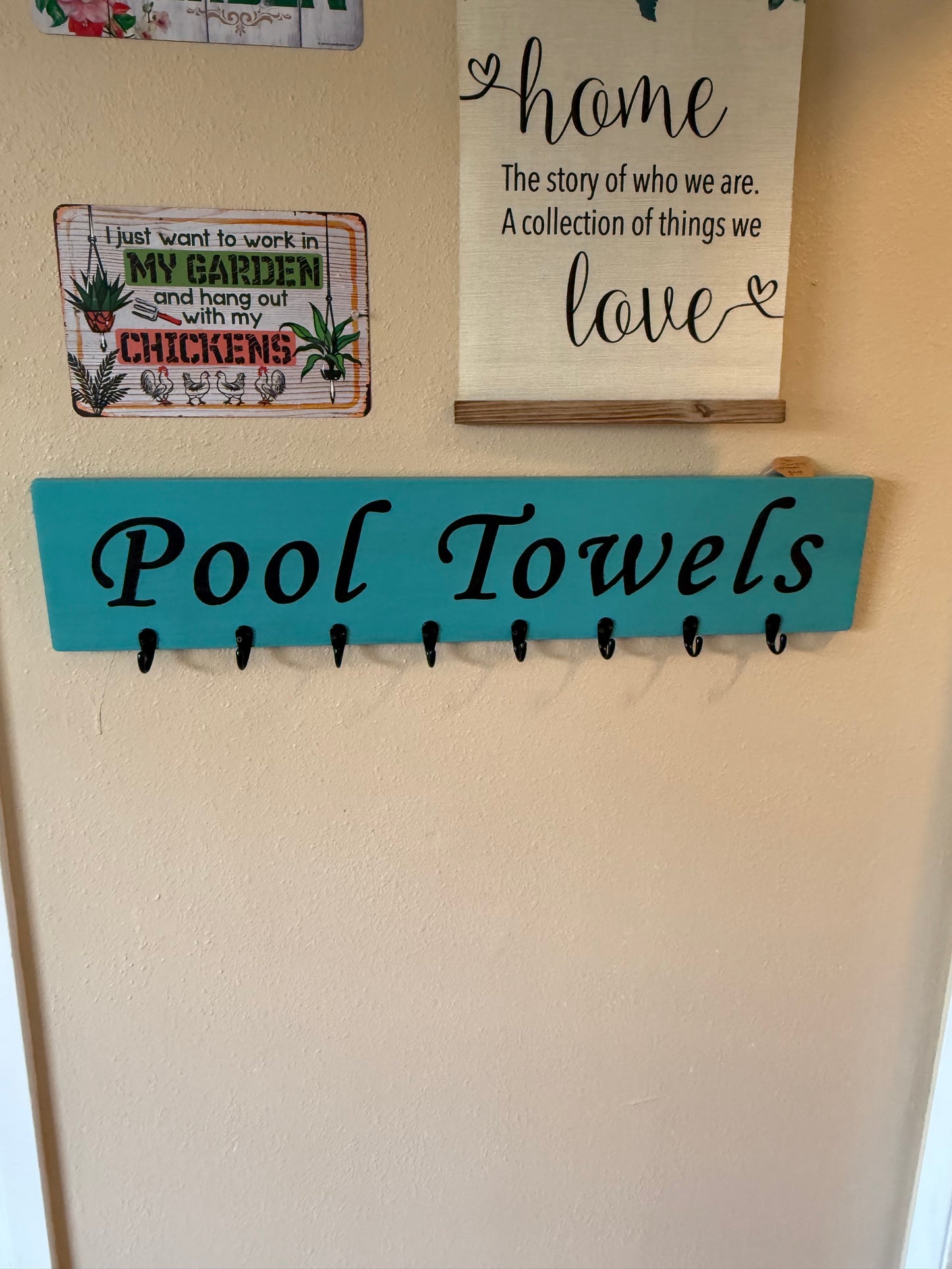 Pool Towel Hooks