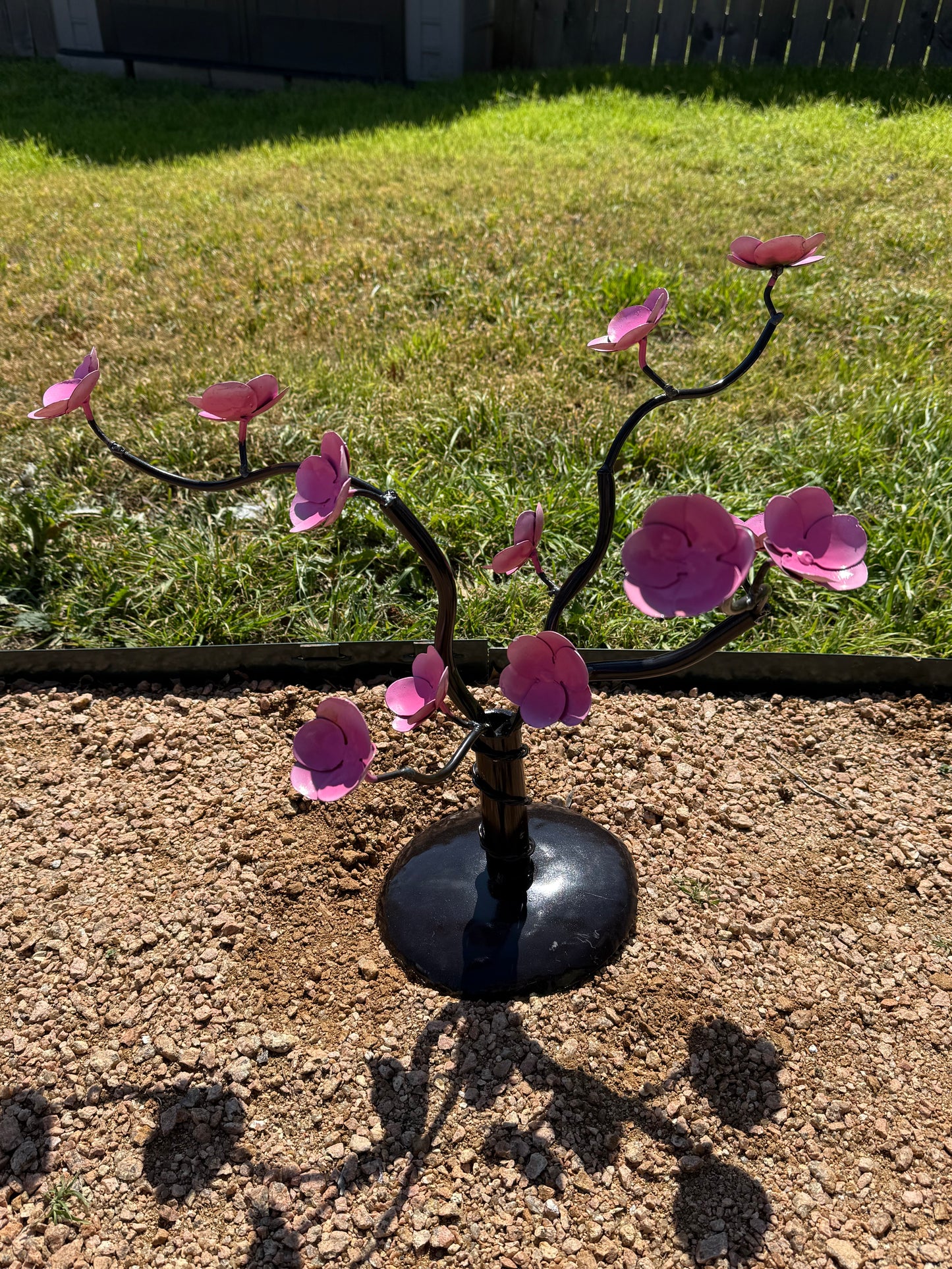 Small Cherry Blossom Metal Art