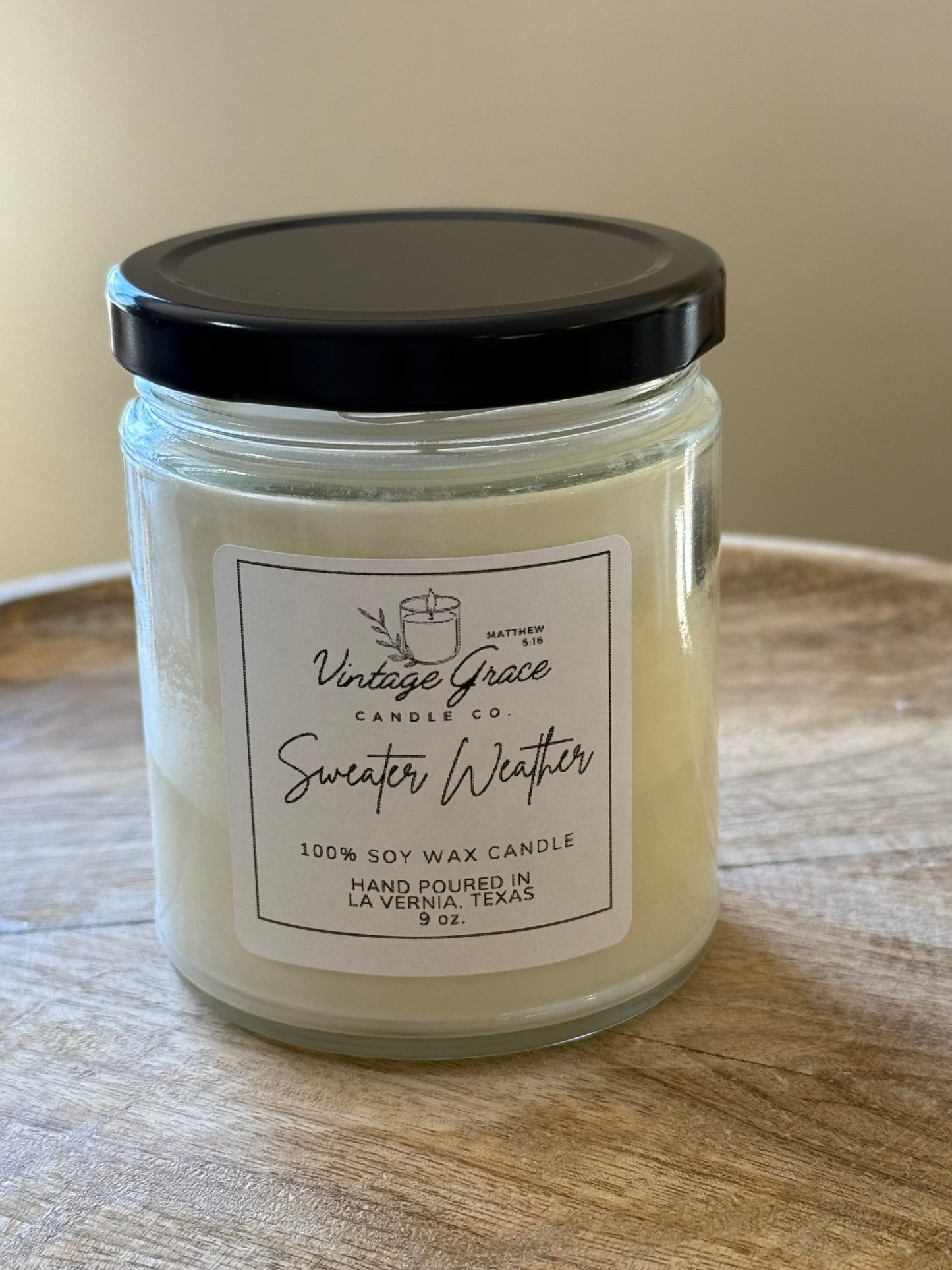 Sweater Weather Soy Candle