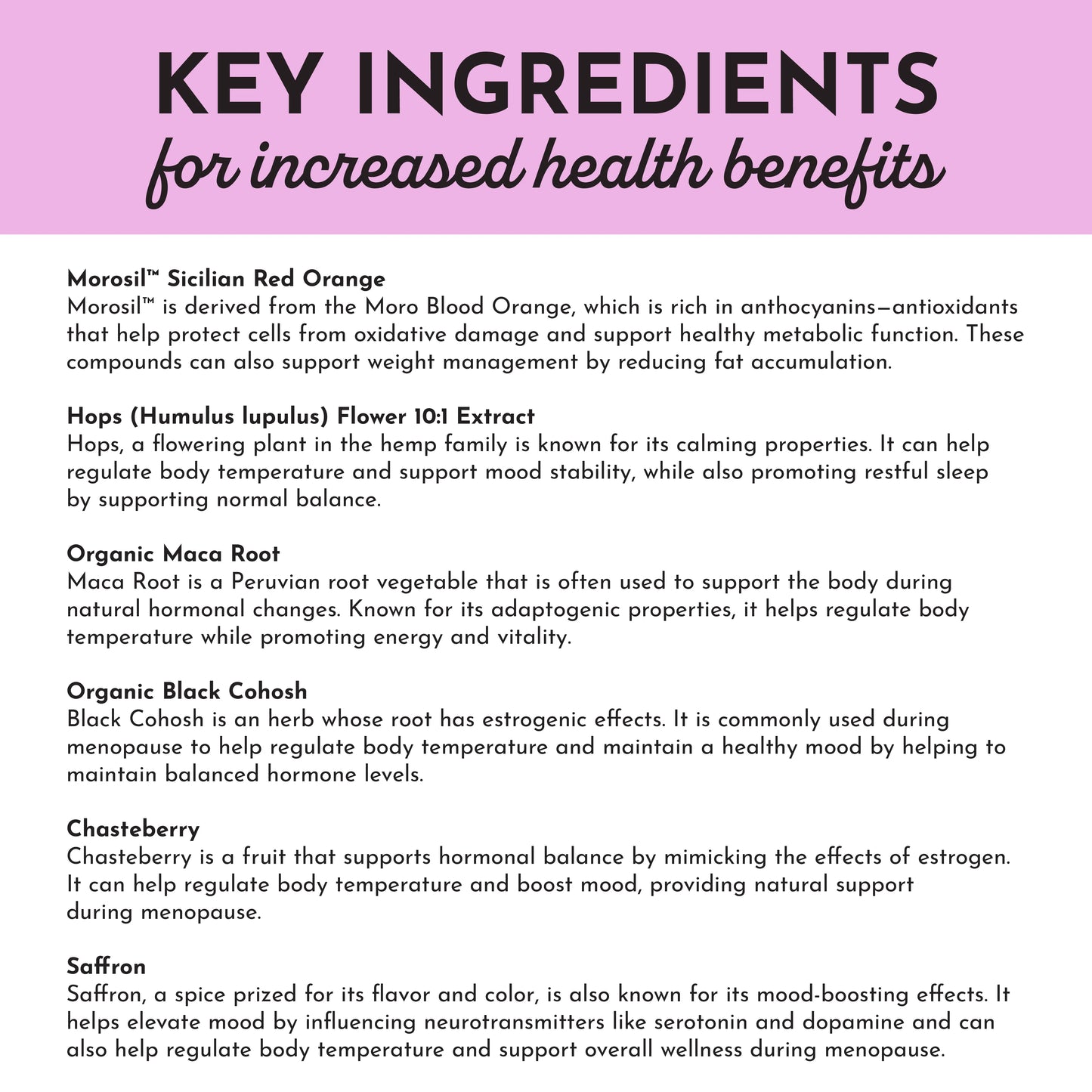 Menopause Support