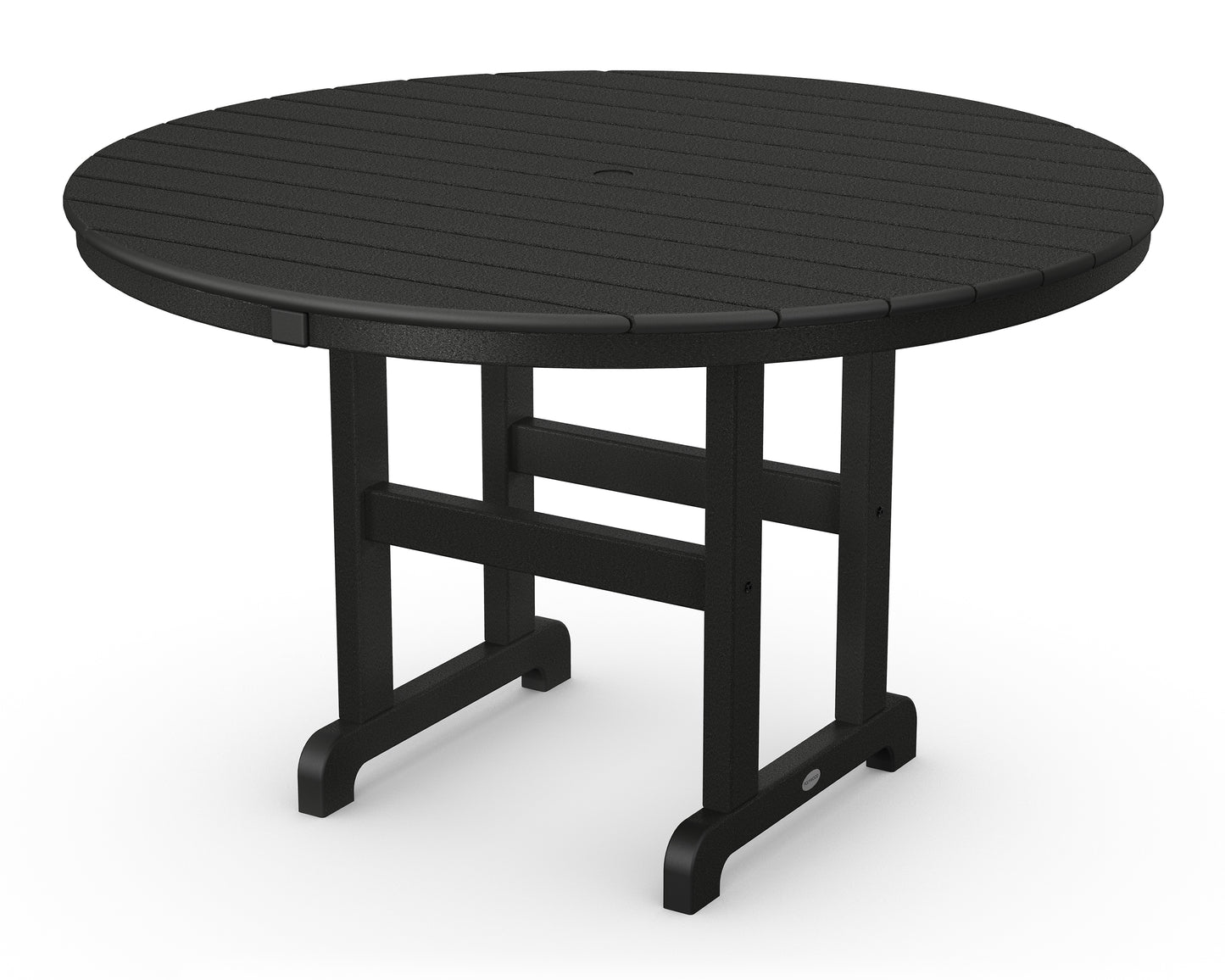 POLYWOOD® 48" Round Farmhouse Dining Table