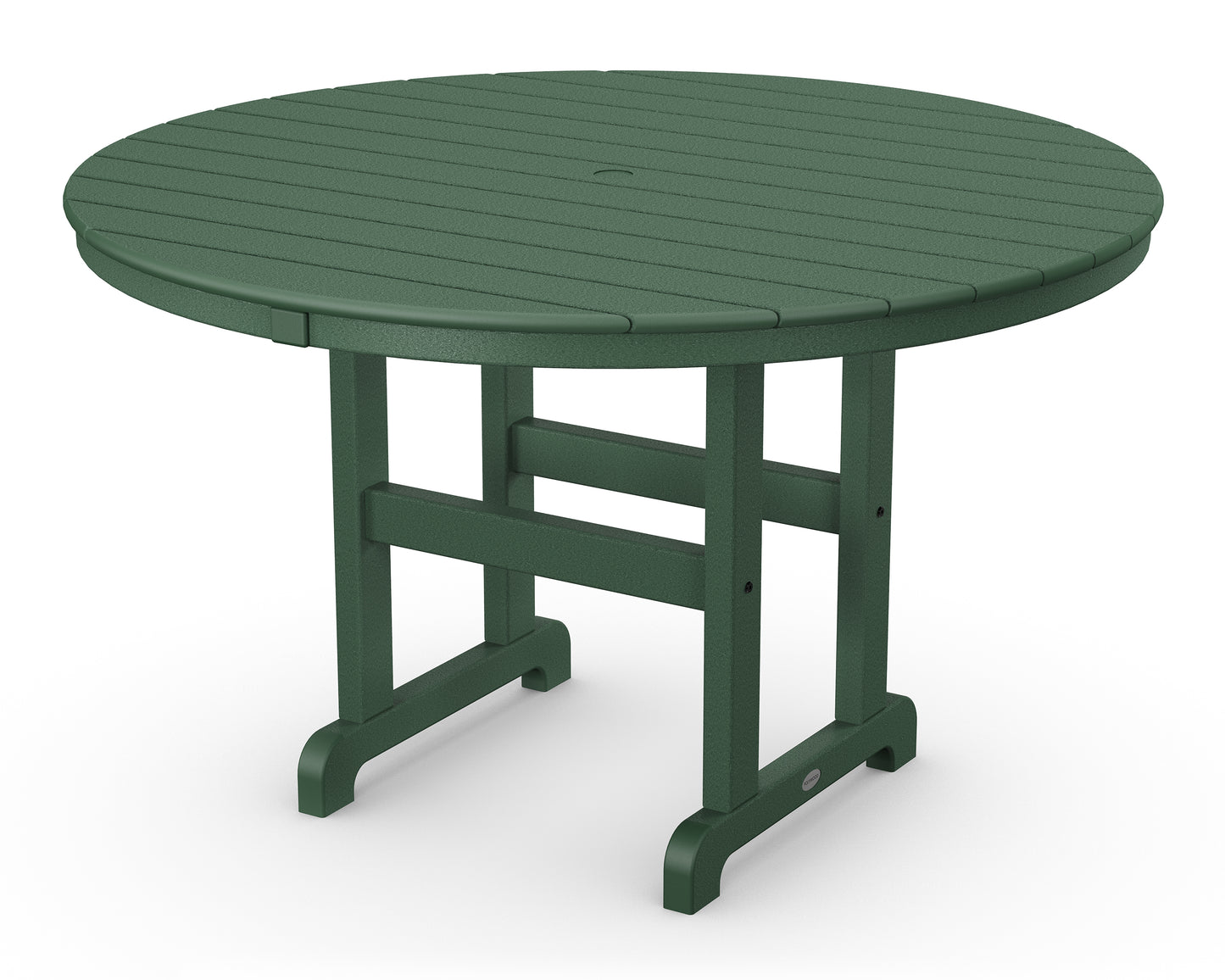 POLYWOOD® 48" Round Farmhouse Dining Table