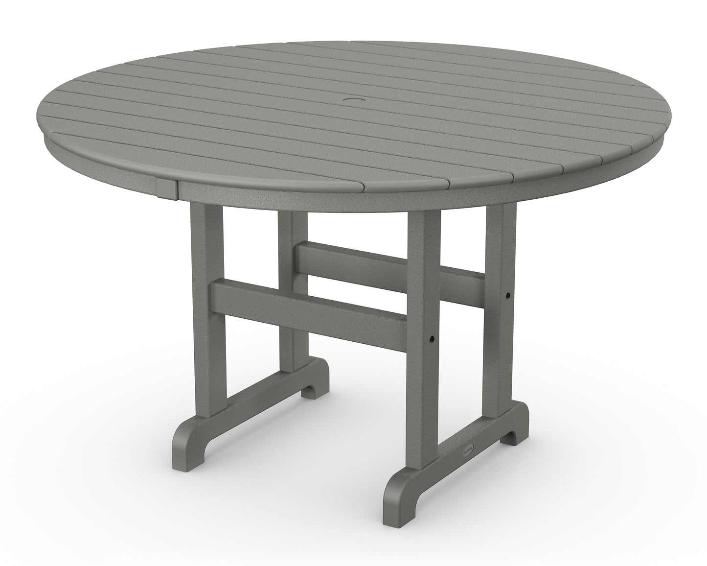 POLYWOOD® 48" Round Farmhouse Dining Table