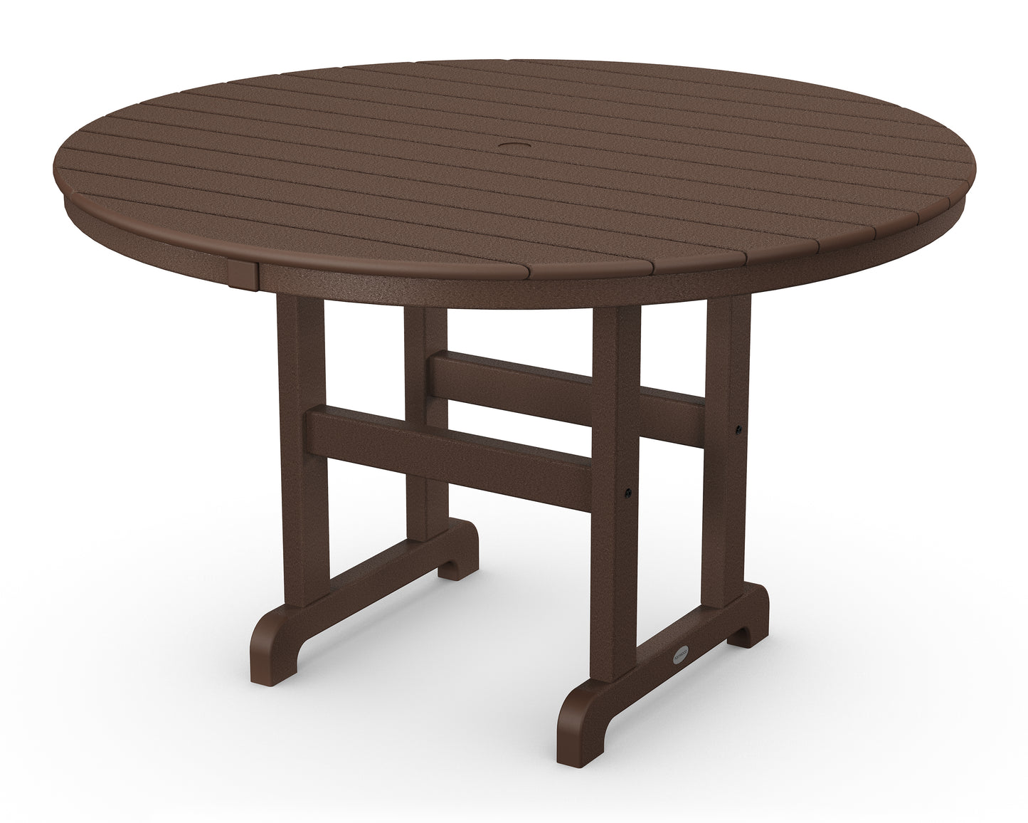 POLYWOOD® 48" Round Farmhouse Dining Table