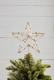 Beaded Star Tree Topper