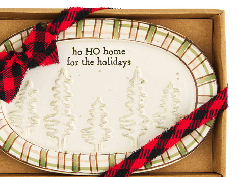 Green Lodge Sentiment Plate – 10" x 6.5"