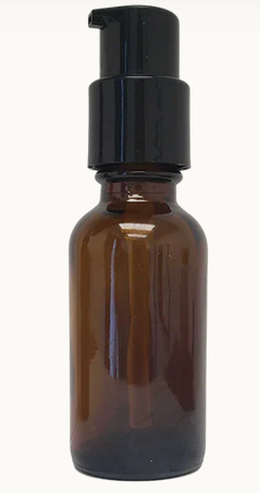 Glass Bottle with Pump 1oz.