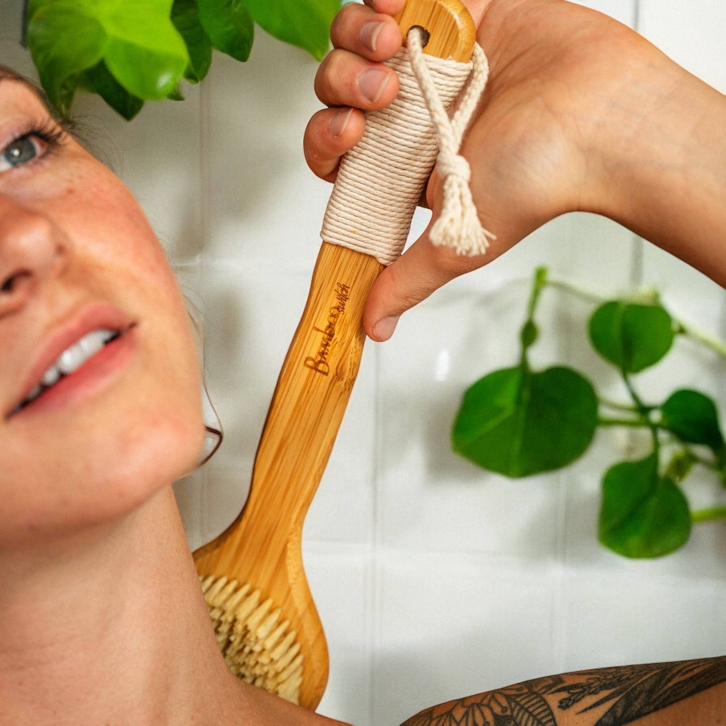 Exfoliating Dry Brush - Vegan Bamboo