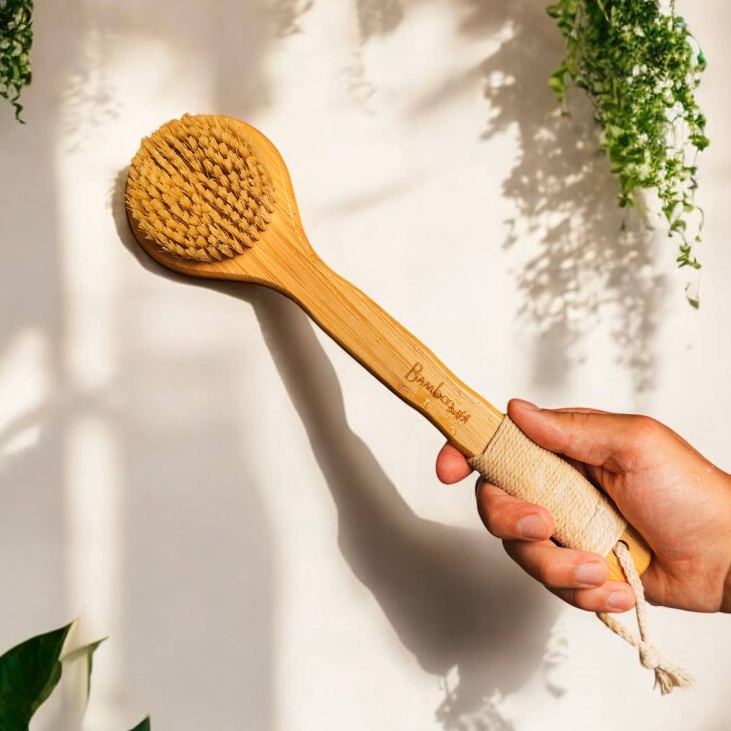 Exfoliating Dry Brush - Vegan Bamboo