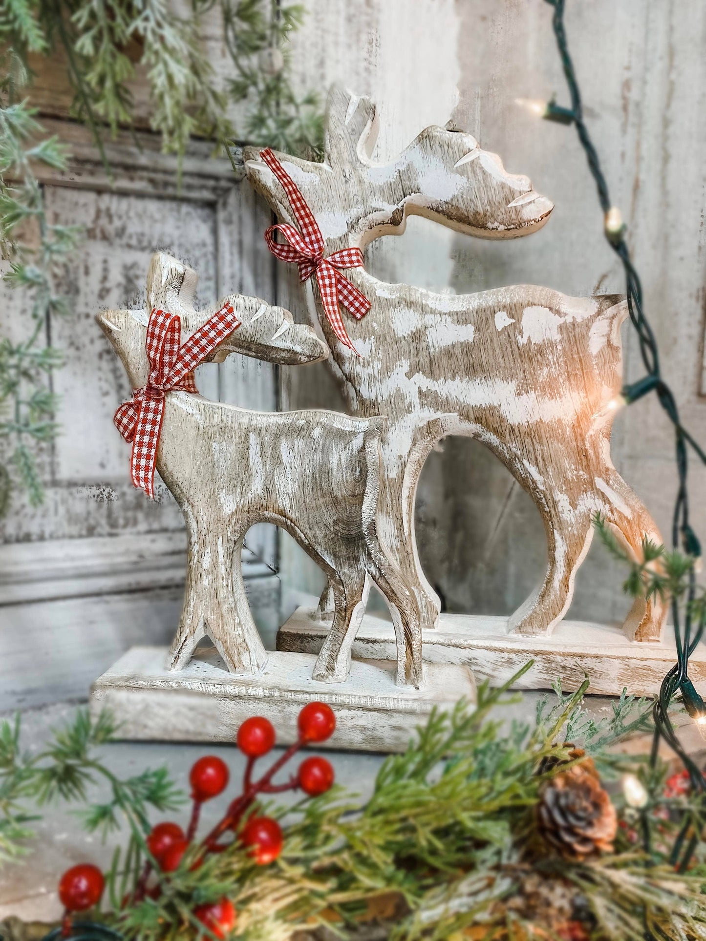 Whitewashed Deer