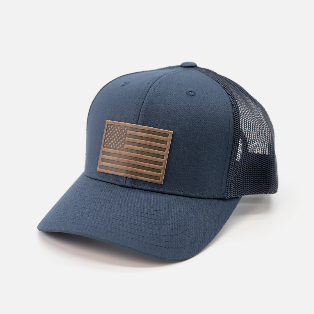 American Flag Trucker Hat