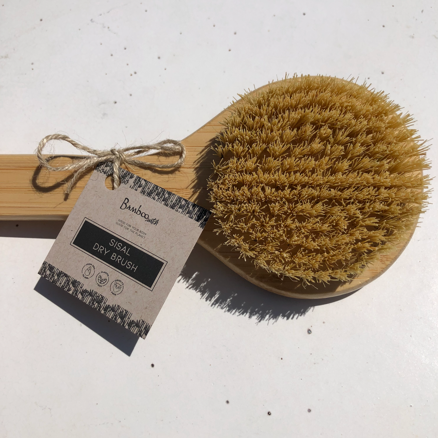 Exfoliating Dry Brush - Vegan Bamboo