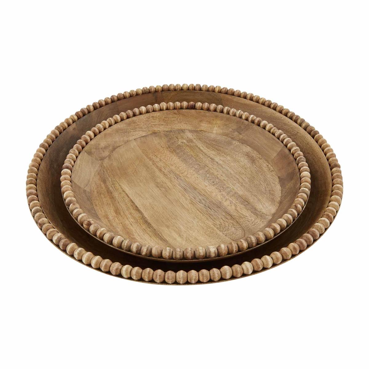 Beaded Mango Serving Bowl