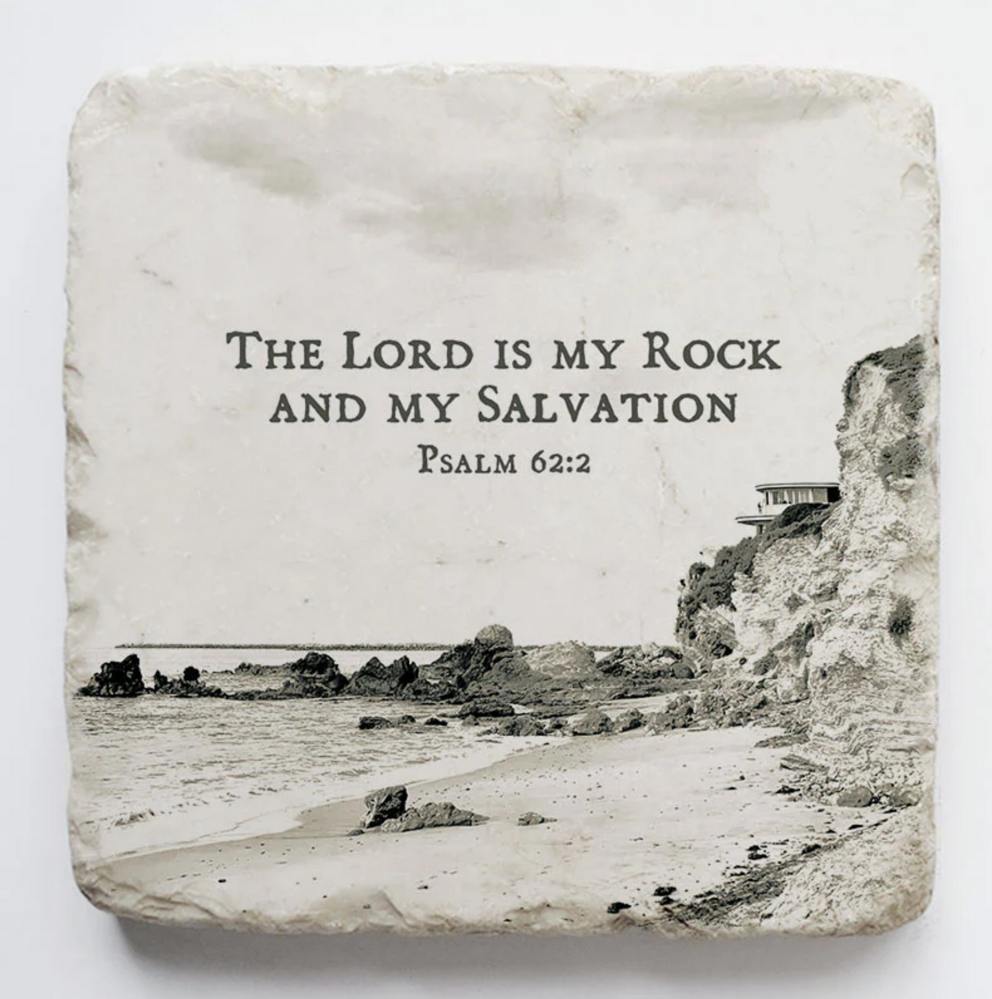 Psalm 62:2 Trivet with Stand