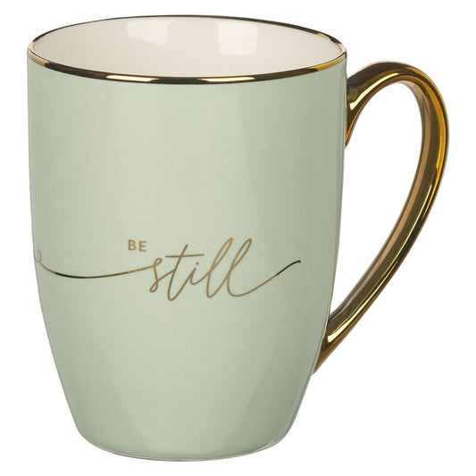 Be Still & Know Mint/Cream Mug