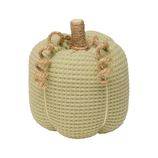 Sm. Light Green Waffle Pumpkin