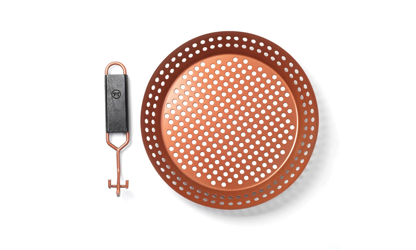 Grill Skillet with Removable Handle, Copper, 12"