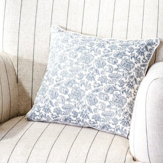 16" French Floral Pillow