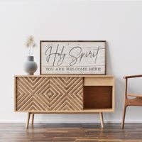 Holy Spirit Whitewash Sign