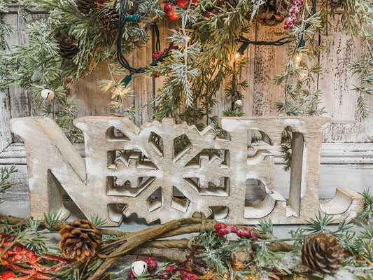 Noel Wooden Sign