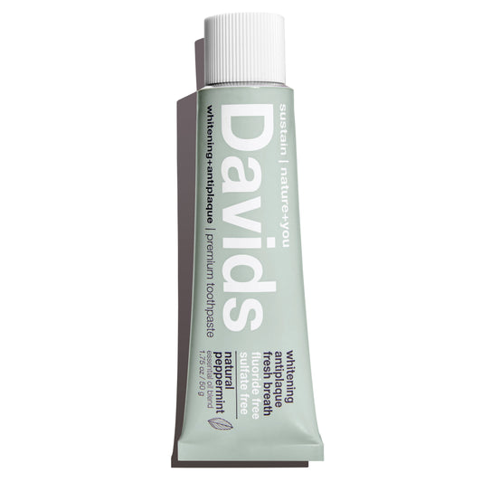 Davids travel size toothpaste - peppermint