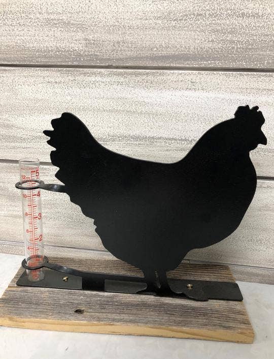 Chicken Rain Gauge