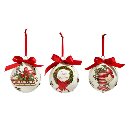 Vintage Christmas Wishes Ornament